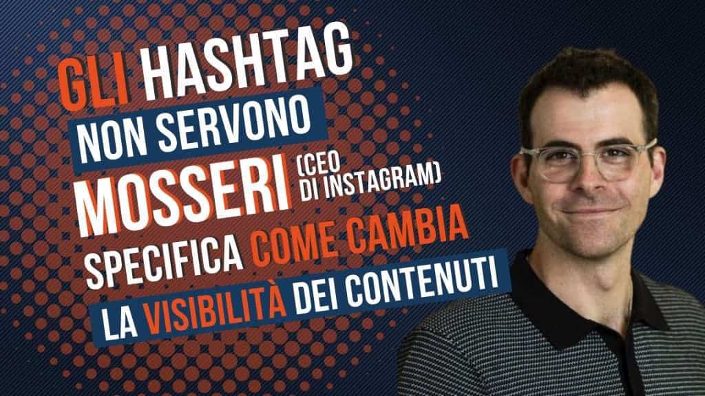 Gli hashtag non servono, instagram