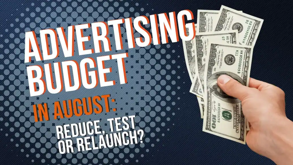 Advertising budget in August