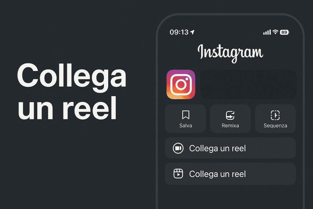 Collega un reel