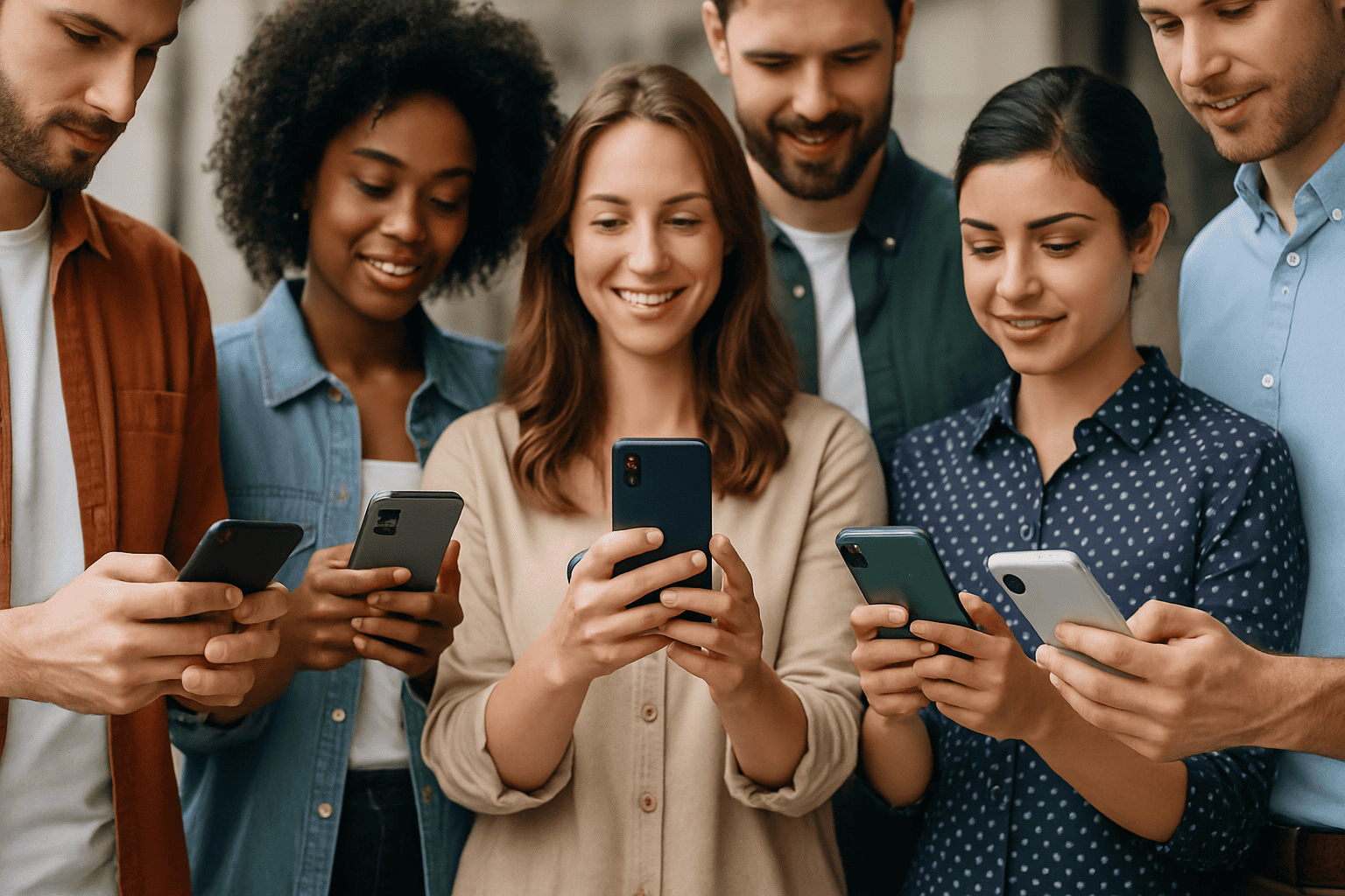 smartphone Android per social media manager