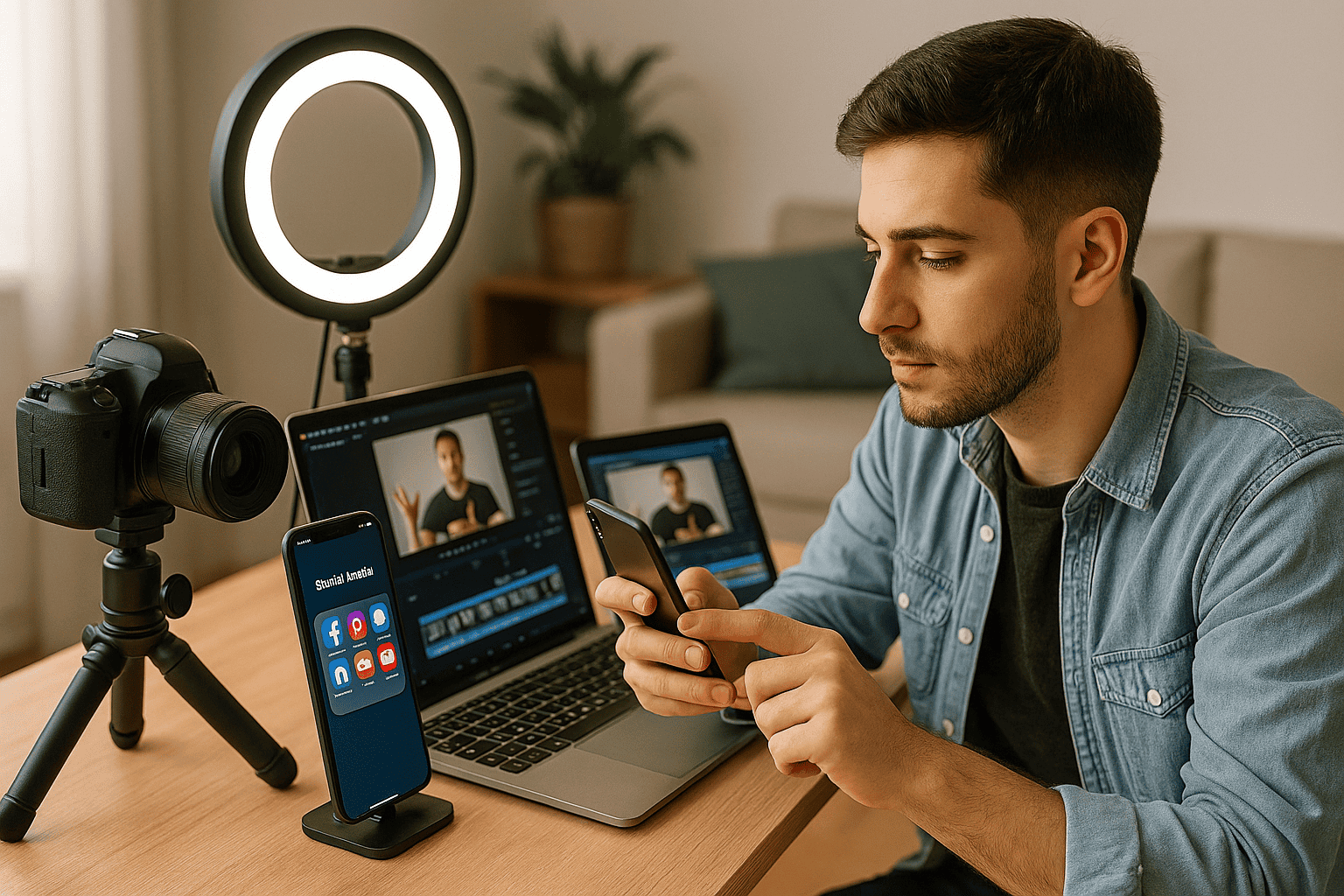 smartphone per content creator