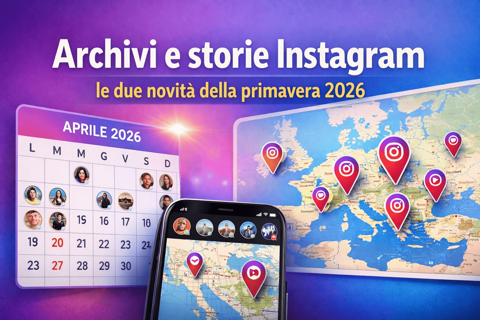 Archivio Storie Instagram: le due novità della primavera 2026