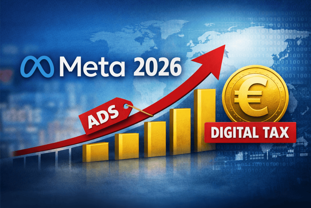 Costi Meta Ads e Digital Tax perché stanno aumentando davvero nel 2026