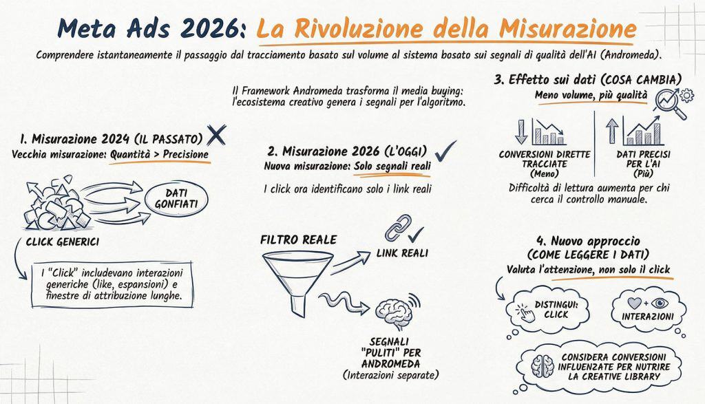 Misurazione Meta Ads cosa cambia davvero oggi