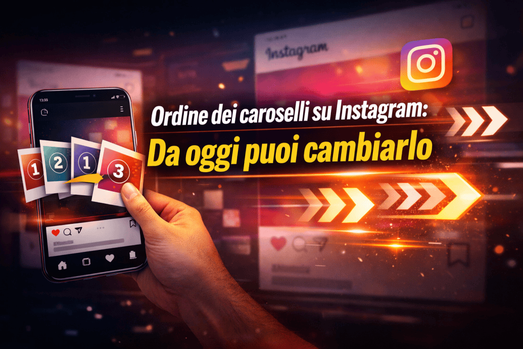 Ordine dei caroselli su Instagram