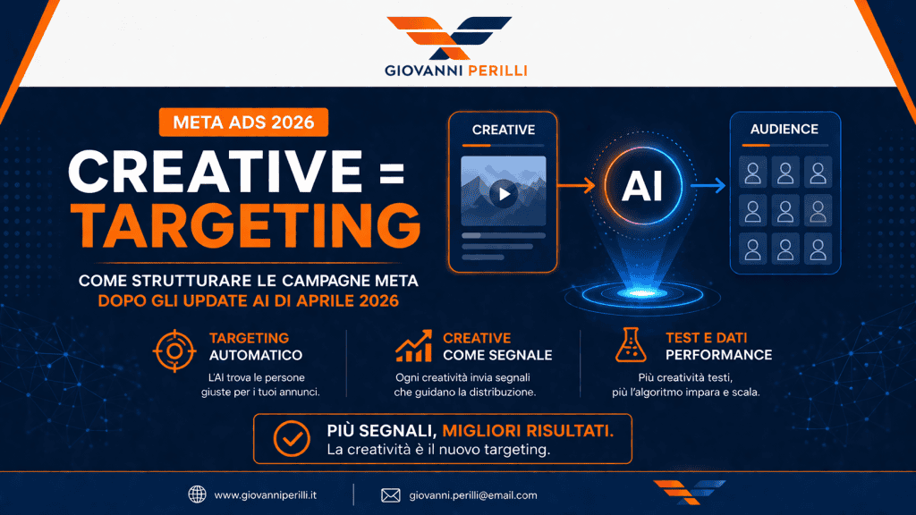 Creative = targeting: come strutturare le campagne Meta dopo gli update AI di aprile 2026