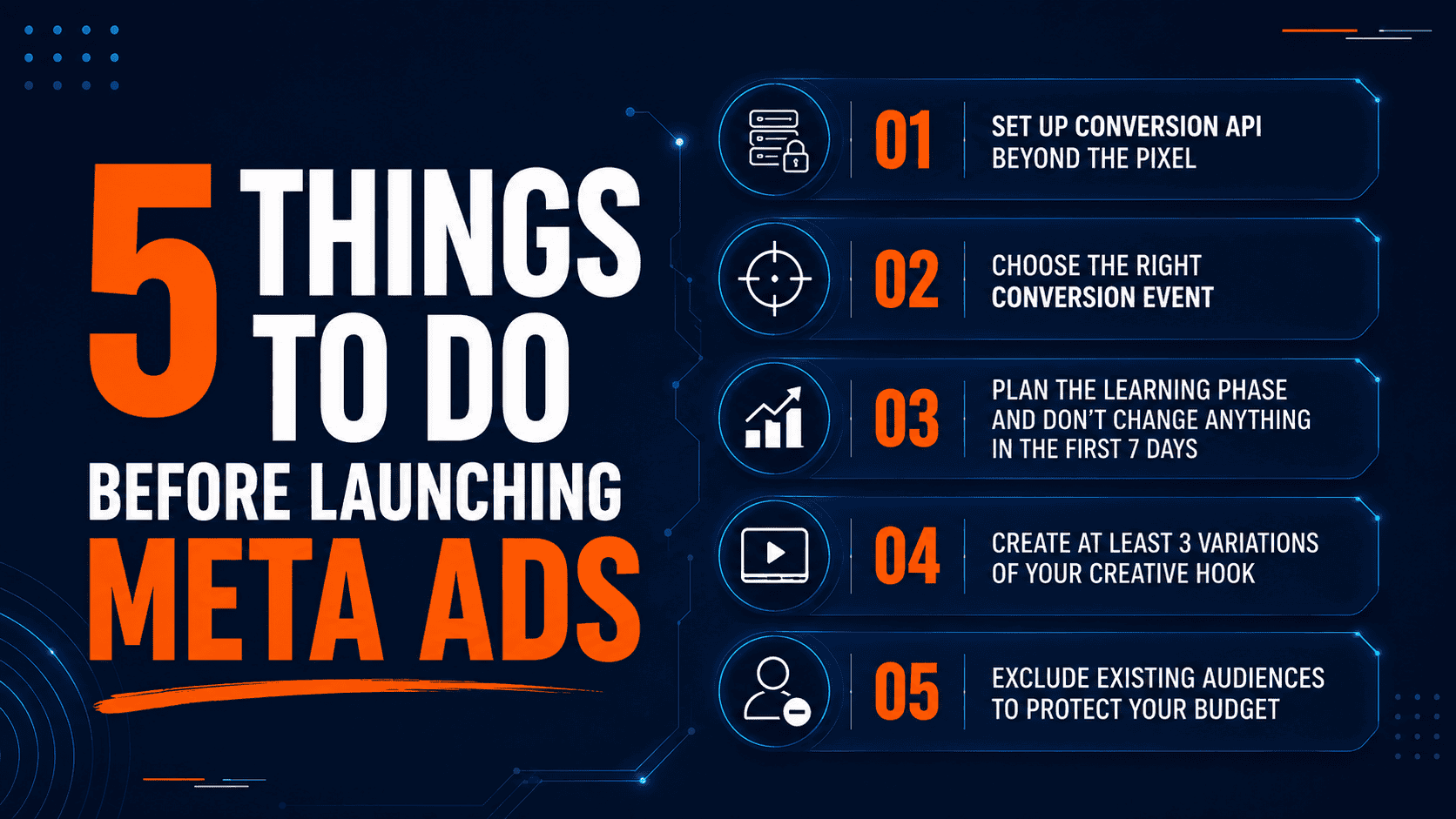 5 Things to Do Before Launching Meta Ads