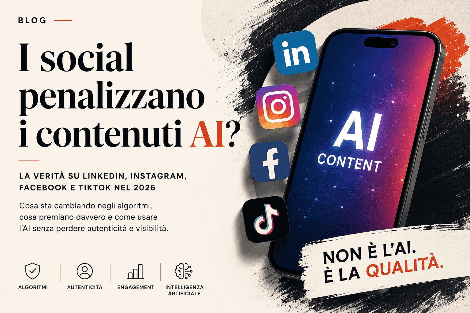 I social penalizzano i contenuti AI? Cosa sta cambiando davvero su LinkedIn, Instagram, Facebook e TikTok
