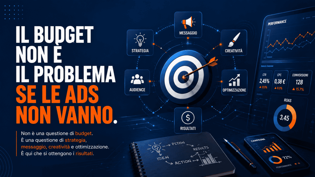 Il budget non è il problema se le ads non vanno
