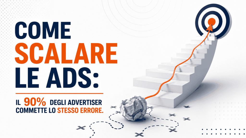 Come scalare le Ads: il 90% degli advertiser commette lo stesso errore