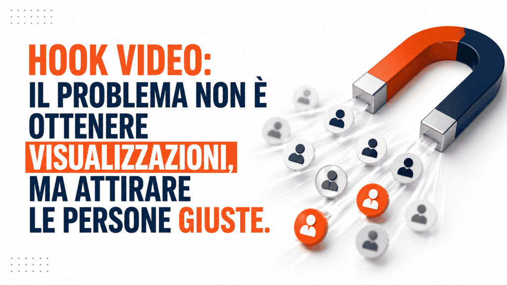 Hook video: il problema non è ottenere visualizzazioni, ma attirare le persone giuste