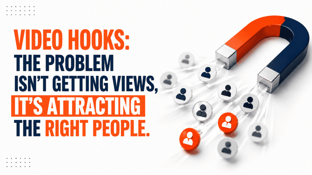 Video Hooks: The Problem Isn't Getting Views, It's Attracting the Right People