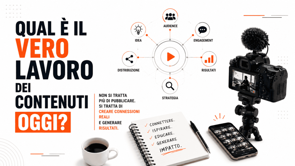 Qual è il vero lavoro dei contenuti oggi