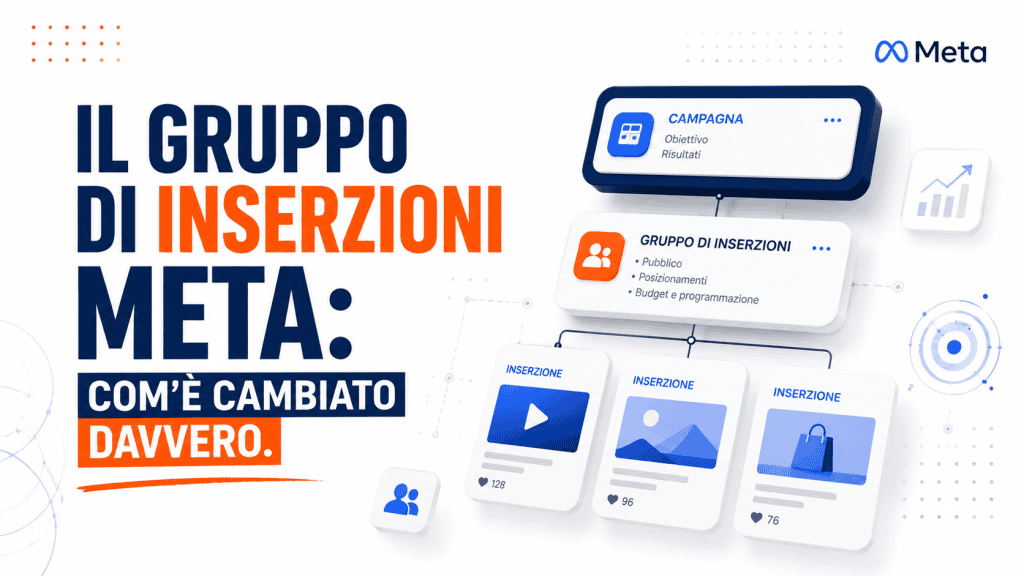 Il gruppo di inserzioni Meta: com'è cambiato davvero
