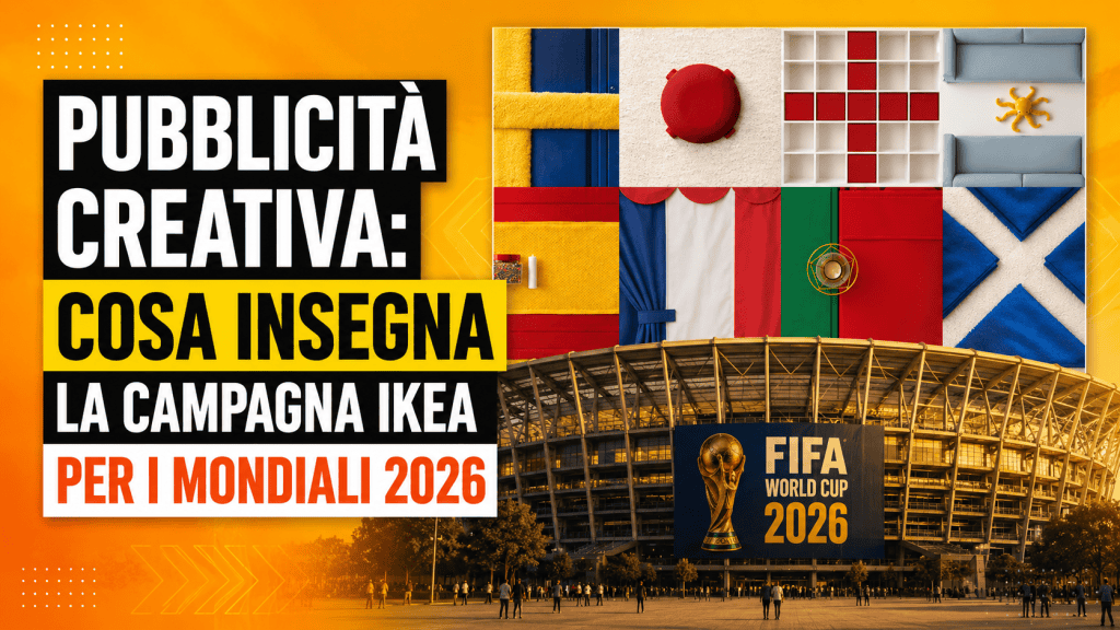 Pubblicità creativa: cosa insegna la campagna IKEA per i Mondiali 2026