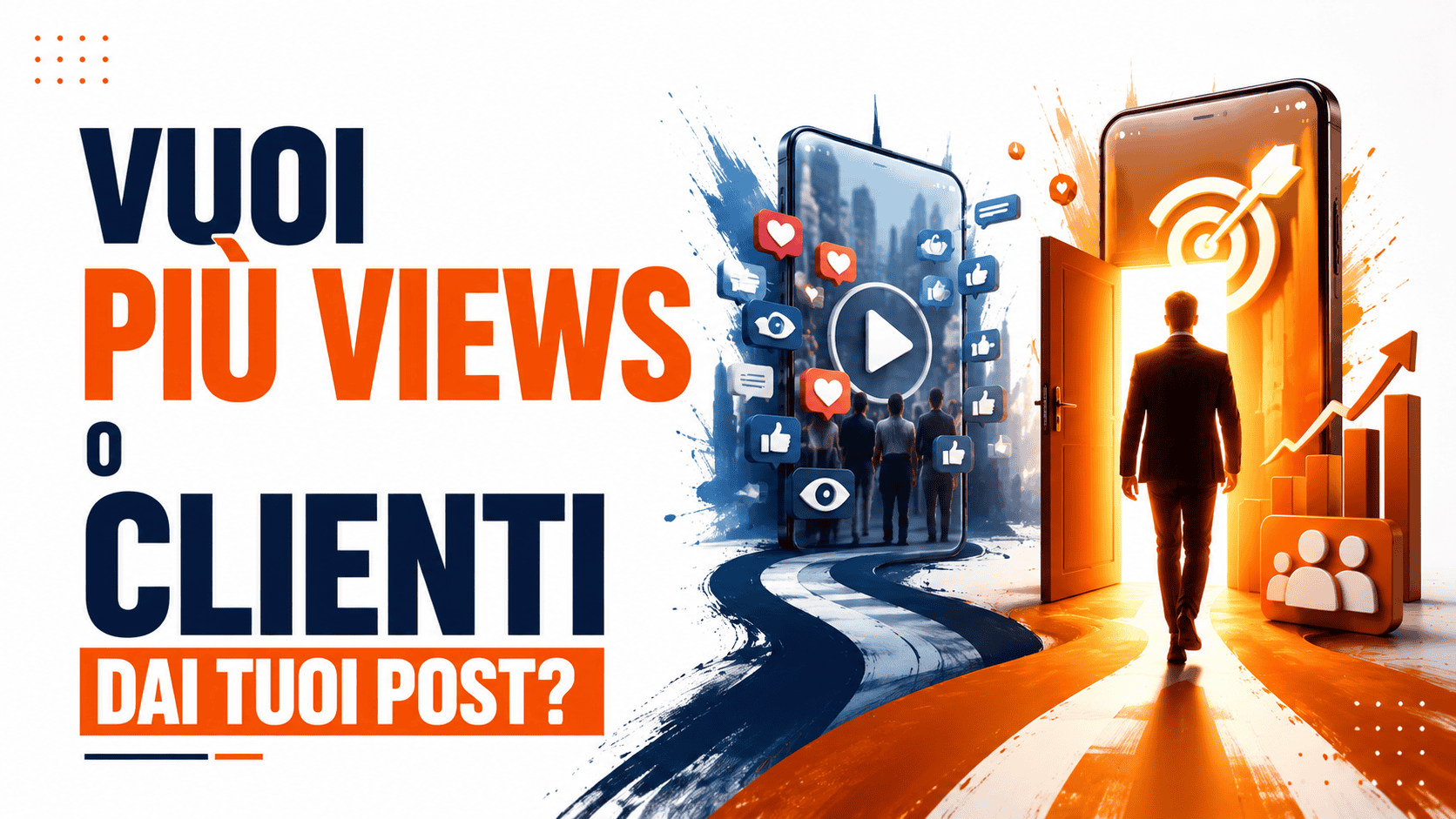 Vuoi più views o clienti dai tuoi post?