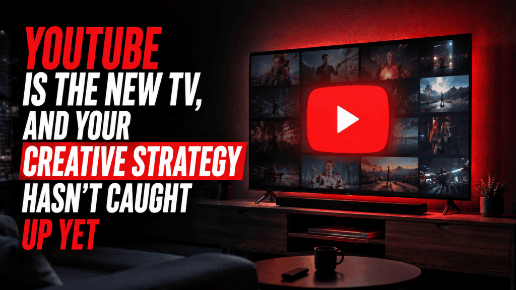 YouTube Is the New TV, and Your Creative Strategy Hasn’t Caught Up Yet
